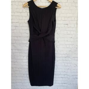 NWT Uniq Little Black Dress – Twist Front, Size Small